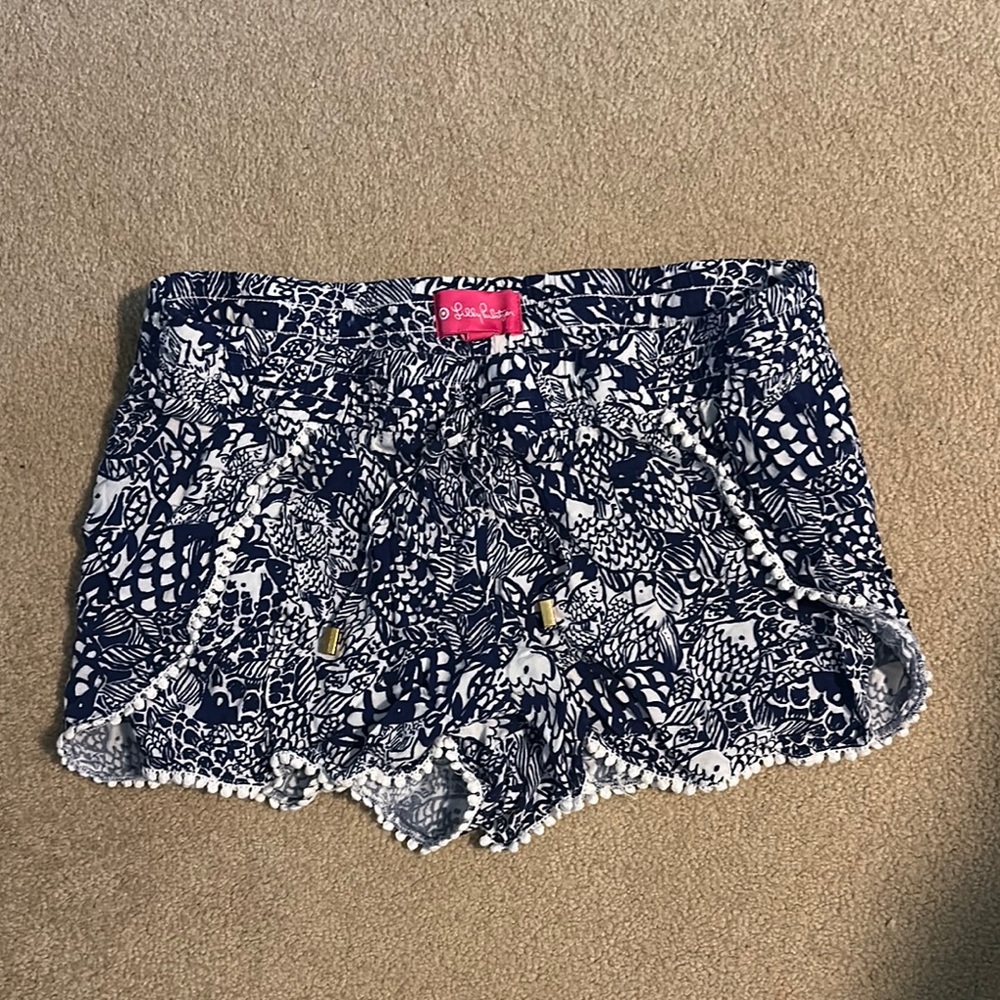 Lilly Pulitzer For Target Women's Navy and White Shorts